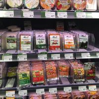 Fridge items at denn's Biomarkt in Wurzburg