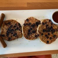 Lemon Blueberry Pancakes at PS Green Express in Fort Lauderdale