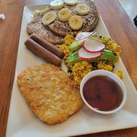 Big breakfast at PS Green Express in Fort Lauderdale