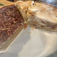 Pecan pie and apple pie  at PS Green Express in Fort Lauderdale