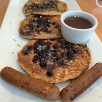 Blueberry lemon pancakes at PS Green Express in Fort Lauderdale