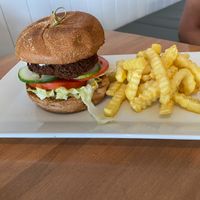 Falafel Burger at PS Green Express in Fort Lauderdale