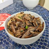 Mushroom salad. at Bento Picnic in Austin