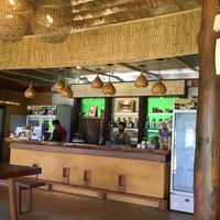 Bar serves cocktails and other drinks including coffee, soda, beer. at Khaothong Terrace Resort & Restaurant in Krabi