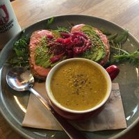 Top of the pops and cup of soup  at 23 Seats in Dundalk