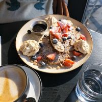 Protein pancakes at KLYO in Vienna