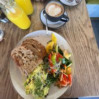 scrambled tofu   at KLYO in Vienna