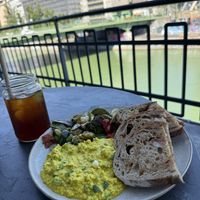 Breakfast with Tofu Scramble   at KLYO in Vienna