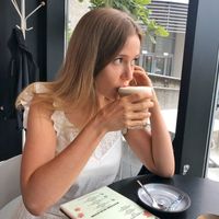 @emilyrose_travels Oat Milk coffee. at KLYO in Vienna