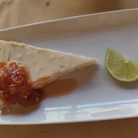 Lime pie at GAO in Matosinhos