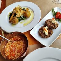 Black bean patties with tomato rise and aioli mayo #Veganuary at GAO in Matosinhos