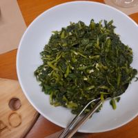 Turnip greens at GAO in Matosinhos
