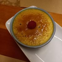 Creme brulee at GAO in Matosinhos