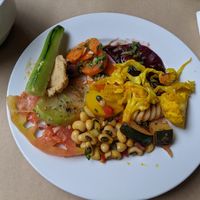 Selections from the cold buffet at GAO in Matosinhos