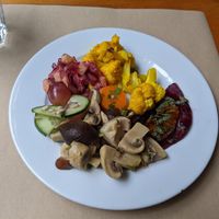 Selections from the Cold Buffet at GAO in Matosinhos