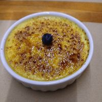 Creme brulee at GAO in Matosinhos