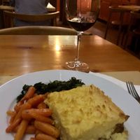 Lentil shepherd’s pie  at GAO in Matosinhos