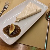 Fig cheesecake  at GAO in Matosinhos