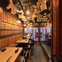 The inside - really warm and inviting - really nice chefs and serving staff!  at Kakekomi Gyoza in Tokyo