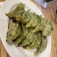 Spinach Gyoza  at Kakekomi Gyoza in Tokyo