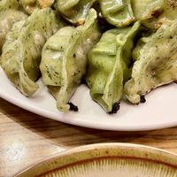 Vegan gyoza  at Kakekomi Gyoza in Tokyo