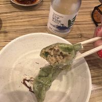 vegan gyoza   at Kakekomi Gyoza in Tokyo