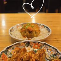 Honey-mustard gyoza😍 at Kakekomi Gyoza in Tokyo