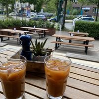 Homemade Ice Tea  at Daily Greens - Greens Bistro in Hamburg