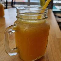 Tropical smoothie at Bisca Surf Cafe in Biscarrosse