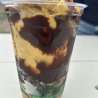 Coffee Oreo, pumpkin, hot fudge  at Sweet Izzy in Harwich Port