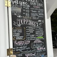 Flavour/toppings options  at Sweet Izzy in Harwich Port