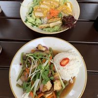 Bun Gan Chien (top) and Tofu Ko Chai. at COMAI - Berger Str in Frankfurt