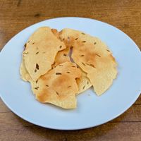 Complimentary chapati  at Taj Mahal in Dessau-rosslau