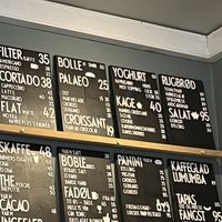 Menu (Aug 2023)  at Kaffebar in Hilleroed