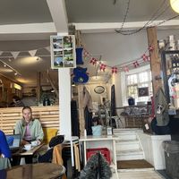 Interior is spacious  at Kaffebar in Hilleroed