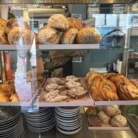 Pastries and buns galore  at Kaffebar in Hilleroed
