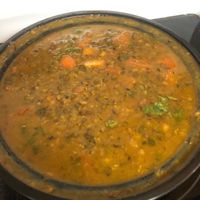 Vegan kidney bean dish  at Royal India in Raleigh