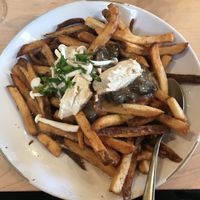 Vegan poutine at Deep City in Burlington