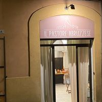 Restaurant entrance at Il Pastore Abruzzese in Lanciano
