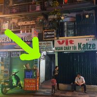 Down the hall qay and up the stairs on the left. at Cumulus Vegetarian Restaurant in Hanoi