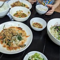 All the dishes at Cumulus Vegetarian Restaurant in Hanoi