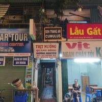 Entrance at Cumulus Vegetarian Restaurant in Hanoi