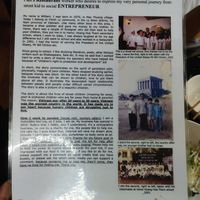 About him at Cumulus Vegetarian Restaurant in Hanoi