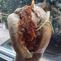 Buffalo chik’n   at Veg Out in Surrey