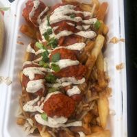 Buffalo Poutine at Veg Out in Surrey