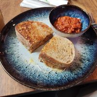 Breakfast toastie at Muse Music and Love Cafe in Hebden Bridge