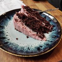 Turkish delight cake at Muse Music and Love Cafe in Hebden Bridge