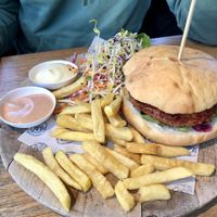 Veganer Burger  at Paal 17 in Texel