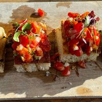 Bruschetta  at Paal 17 in Texel