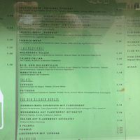 Menu at Nabati in Mannheim